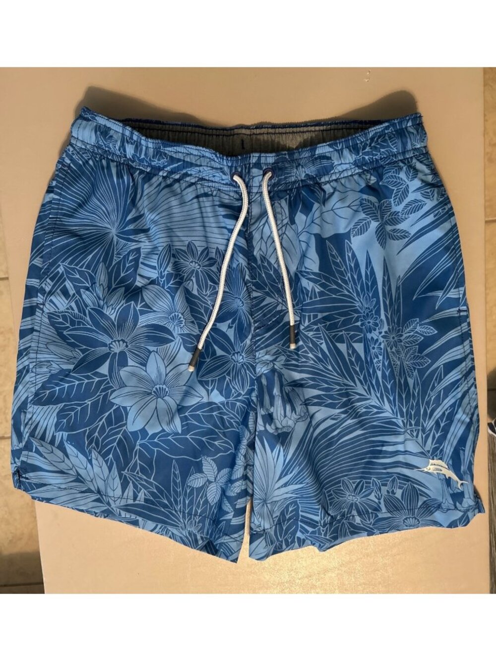 Tommy Bahama Blue Swim Shorts Size S NWT